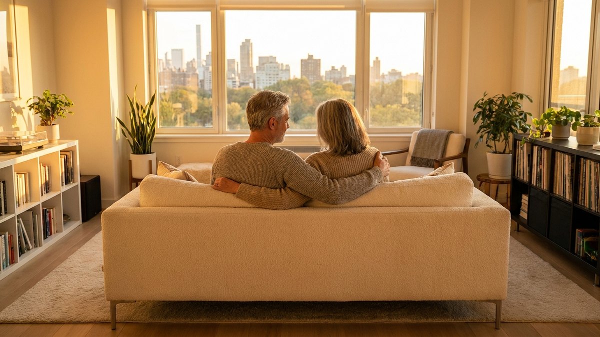 Casal em casa representando protecao do seguro de vida sem exame medico